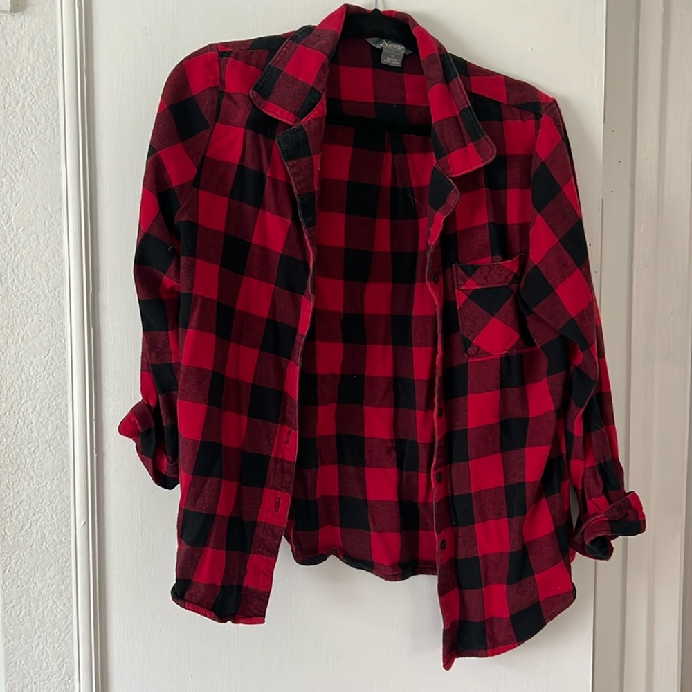 Red and black flannel